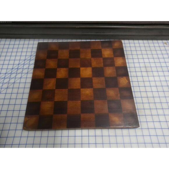 Wooden Chess Board 16 x 16 Inches – Brown Tones – Square Board Only